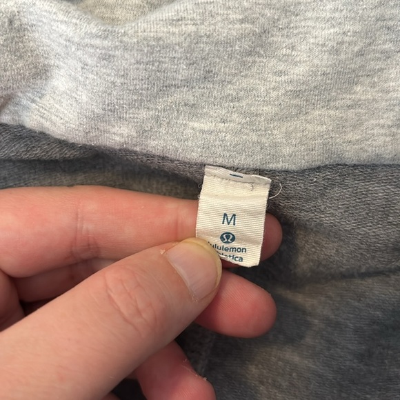 Lululemon men’s gray full zip hoodie sweatshirt size medium - Picture 10 of 11